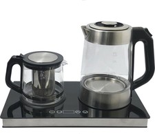 Electric Cordless Tea Maker Samovar Stainless...