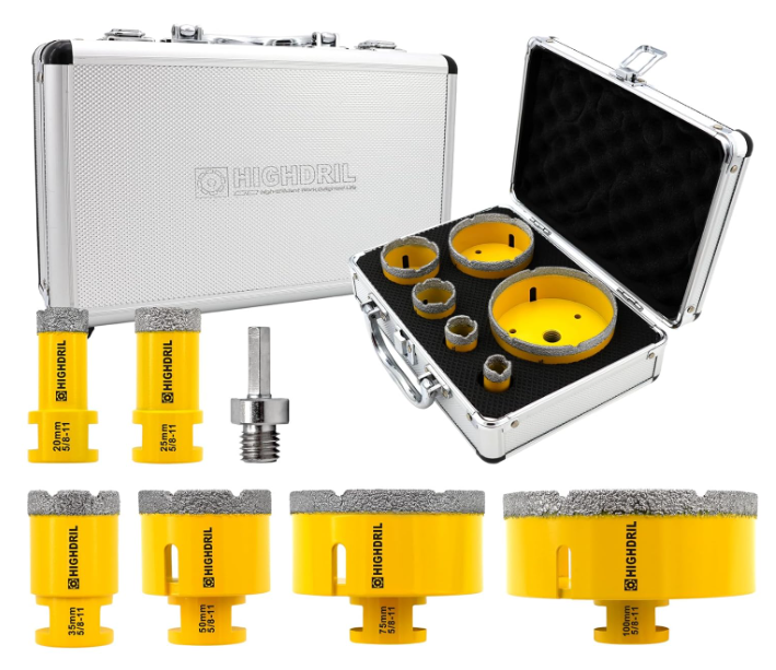 Juego de brocas diamante 5/8