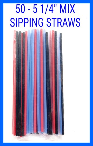 SIPPING STRAWS, Very Skinny, Stir Your Coffee or Sip Your Drink, Protect Teeth - Picture 10 of 18