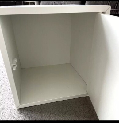 Ikea Eket Cabinet 2 Drawers White Push-openers 35x35x35cm