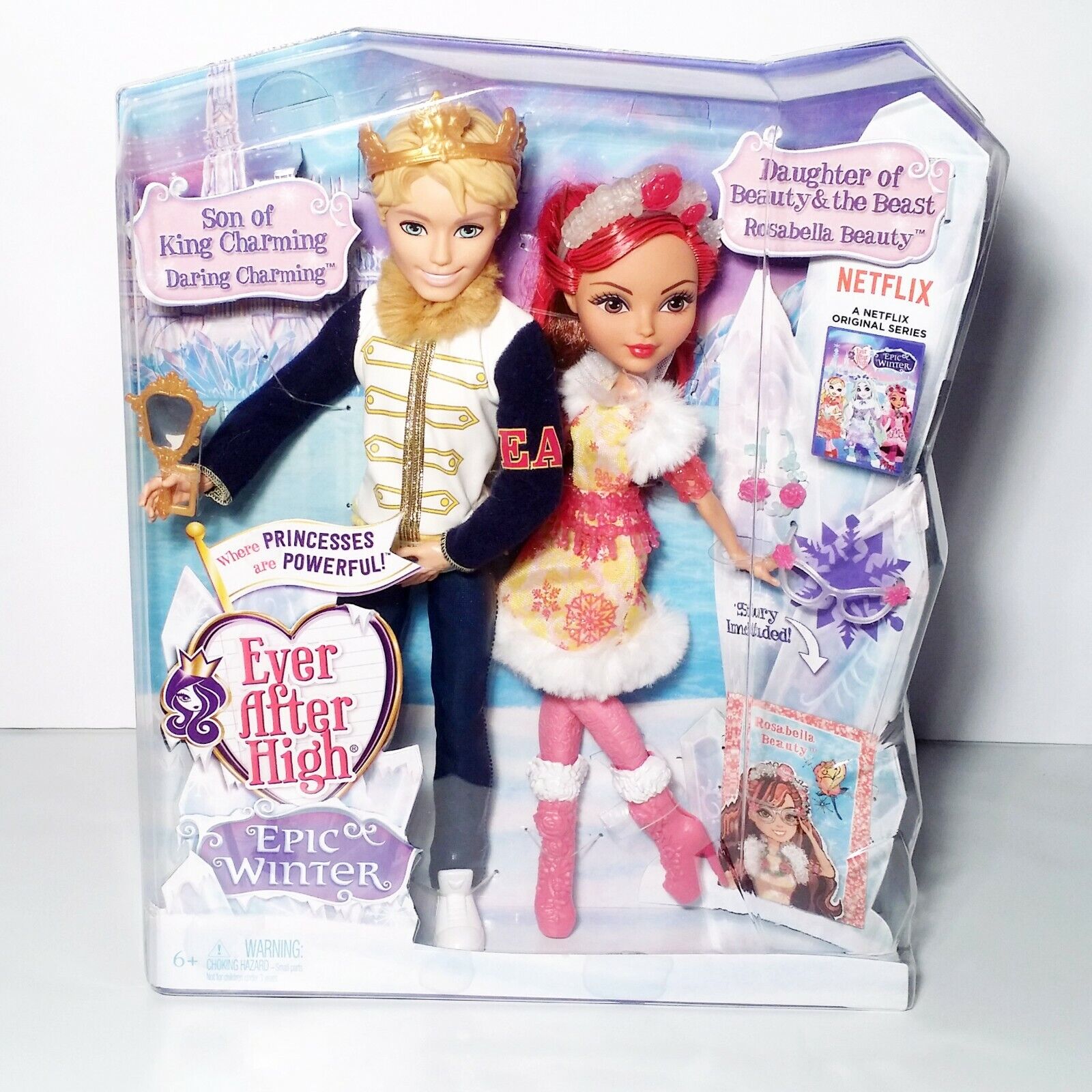 Ever After High Rosabella Beauty Doll With Accessories EUC / HTF