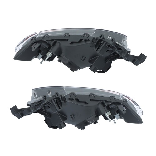 Labwork Left+Right Headlight For 2003-2004 Subaru Forester Halogen Black Housing - Picture 13 of 18
