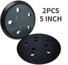 2Pcs 5inch 5Hole Hook & Loop Sander Pad For Porter Cable 13904 13909 332 333 334