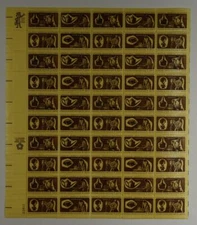 US SCOTT 1456-1459 PANE OF 50 COLONIAL AMERICAN CRAFTSMEN STAMPS 8 CENT FACE MNH