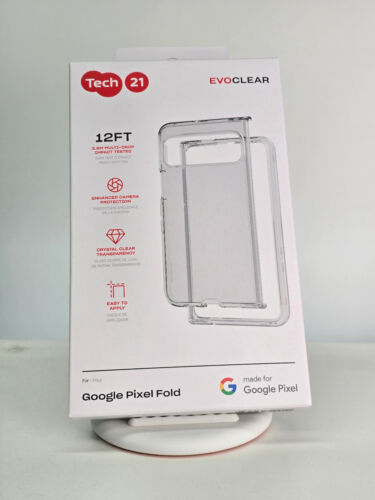 Tech21 EVO Case For Google Pixel Fold - CLEAR - New - Picture 3 of 6