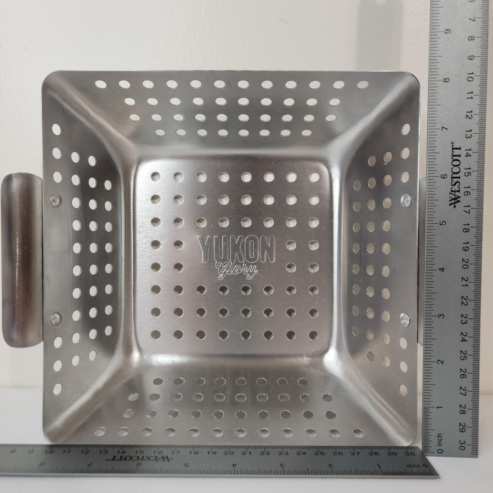 (Yukon Glory) 8"x8" (Grilling Basket) (Stainless Steel) (BBQ) Made Better