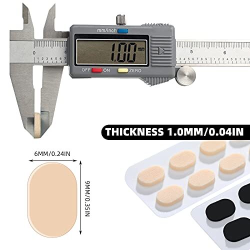 96 Paar Brillen Nasenpads Weichschaum Selbstklebend Nasenpads Aufkleber - Bild 6 von 7