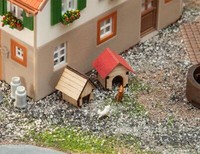 Faller 180309 HundehüTten, Lasercut-Modell, H0