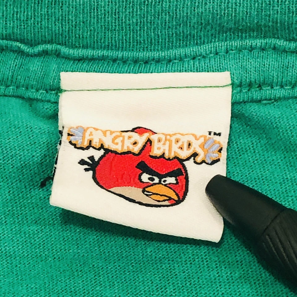 Angry Birds "¡Drop Birds No!" Camisa Manga Corta Talla XLARGE Foto 4 de 4