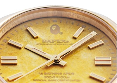 A BATHING APE TYPE 7 BAPEX #2 1I80-187-003 watch Yellow | eBay