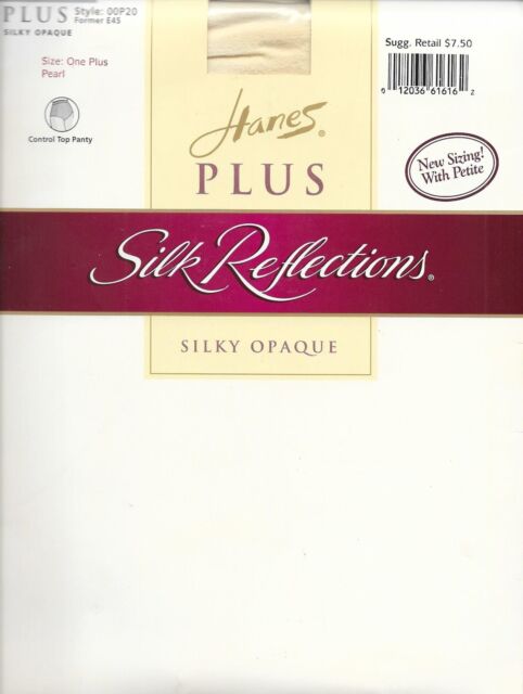 Hanes Silk Reflections Plus Size Chart