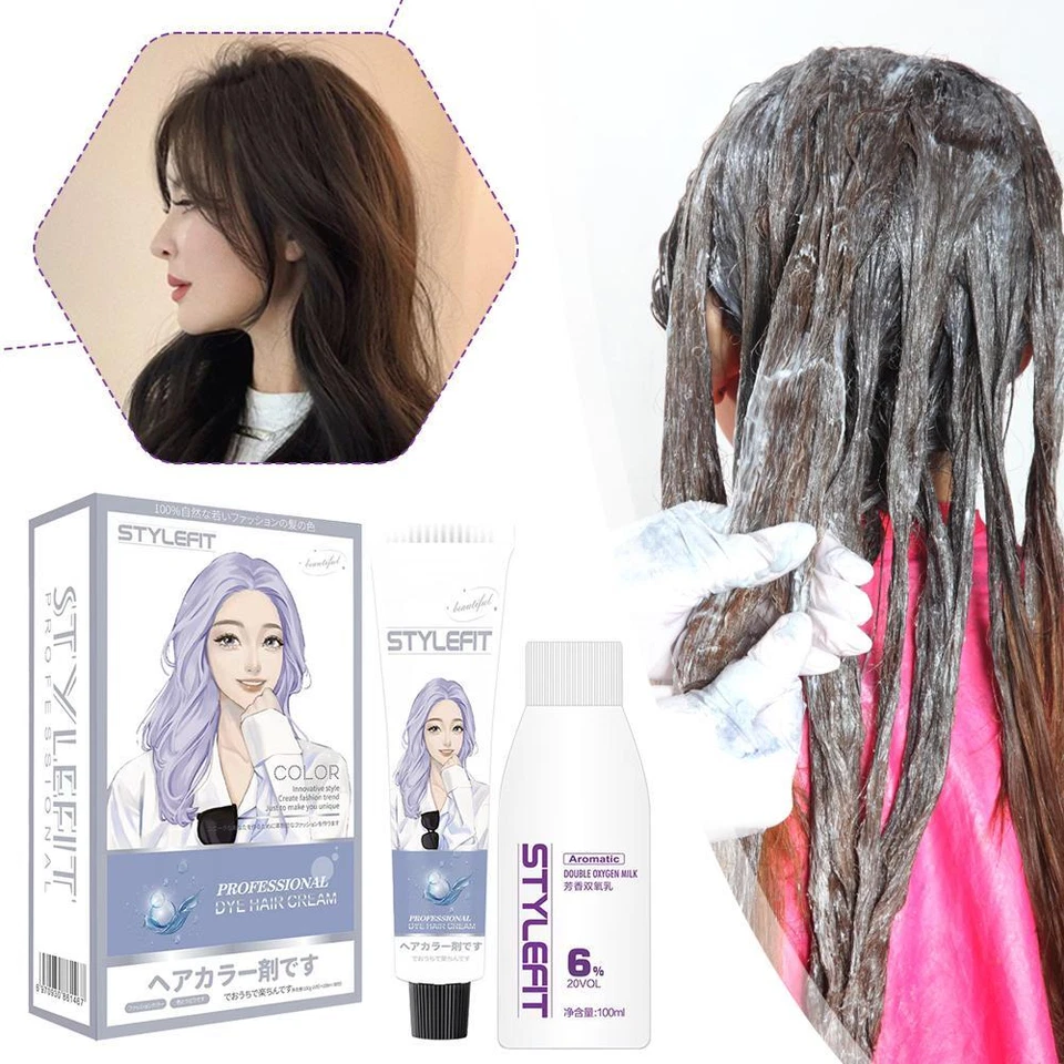 Hair Dye Hair Colours Semi-Permanent Hair Dye Hair Dye Color Cream/ 63SH/ us🎀 - Image 2 of 4
