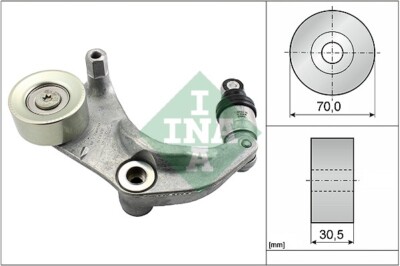INA 534 0316 10 Riemenspanner, Keilrippenriemen für CIIMO,HONDA,HONDA (DONGFENG)