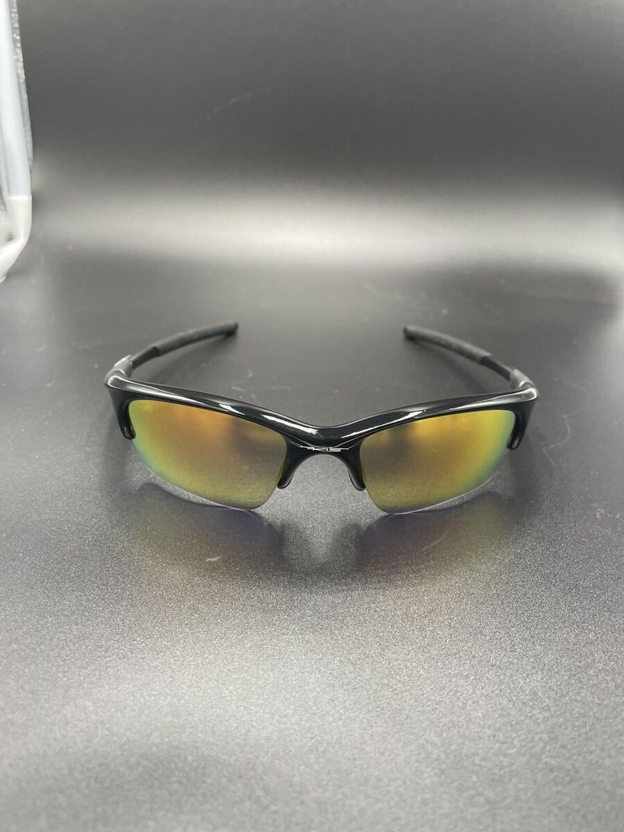 Oakley Half Jacket 1.0 Jet Black w/ Fire Iridium XLJ Lenses Oakley Half Jacket 1.0 Jet Black w/ Fire Iridium XLJ Lenses
