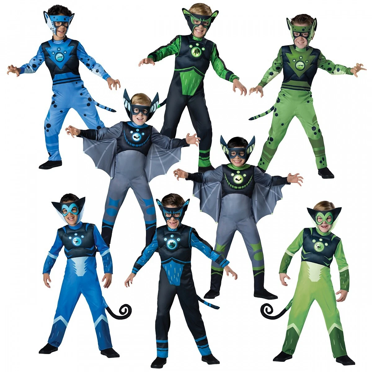 Wild Kratts Costume Creature Power Suit Kids Halloween Fancy Dress