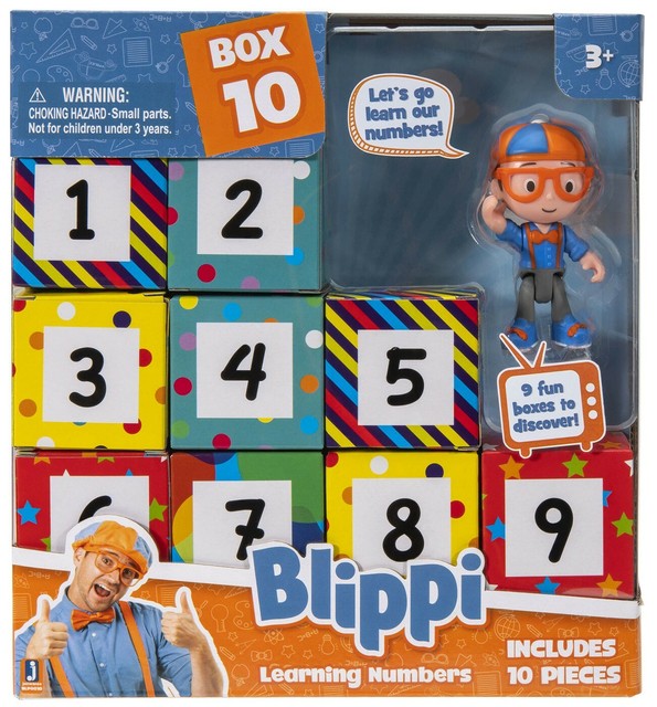 Blippi Surprise Learning Numbers Mystery 10-Pack | eBay