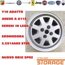 Y Y10 ADATTO ANCHE A112 CERCHI IN LEGA CROMODORA 5.5JX14AH2 ET45 NUOVO ORIG SP02