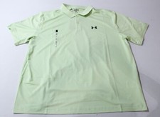 Under Armour Men's UA Matchplay Polo Shirt BL1 Retro Green/Forest Green Size 2XL