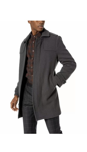 Marc New York by Andrew Marc Men's Edmund, Black, Iron Size Medium