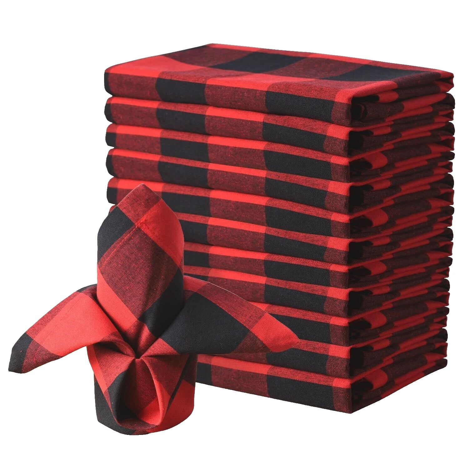 Cotton Blend Black Napkins