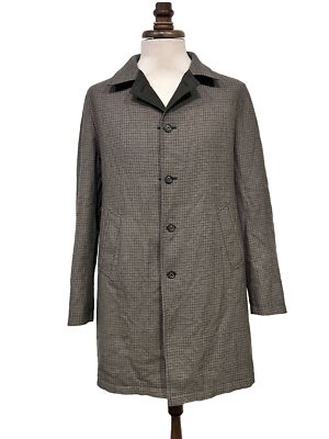 RVR Lardini 100% Wool Und 100% Nylon wunderschöne Herrenmantel groß 48