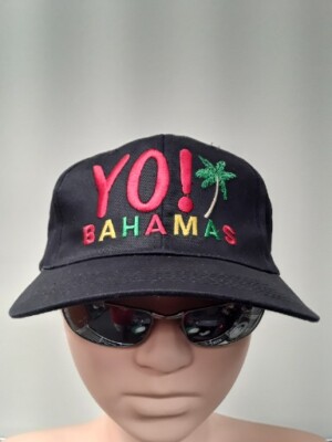 Yo! Bahamas Embroidered Snap Back Ballcap/ Trucker Hat NWT
