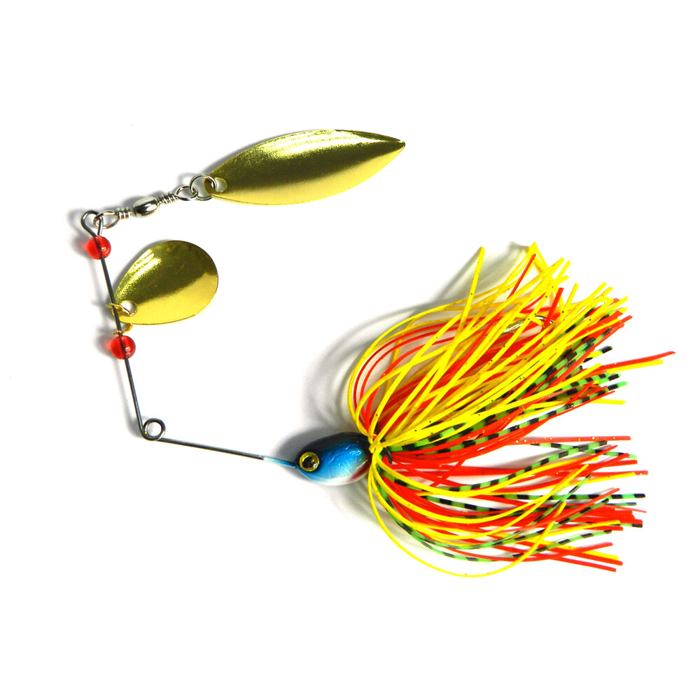 4PCS 17g Fishing Lure Spinner Bait Lead Jig Spoon Metal Buzzbait Blade Tackle - Image 2