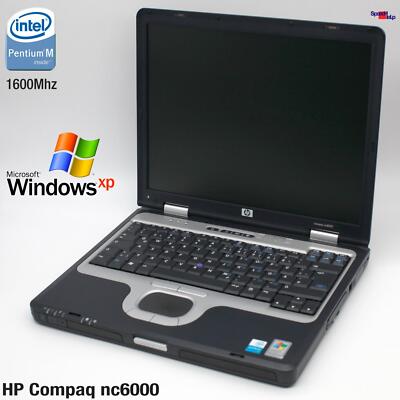 HP COMPAQ NC6000 NOTEBOOK LAPTOP WINDOWS XP 2000  PARALLEL PORT ATI RADEON 9600