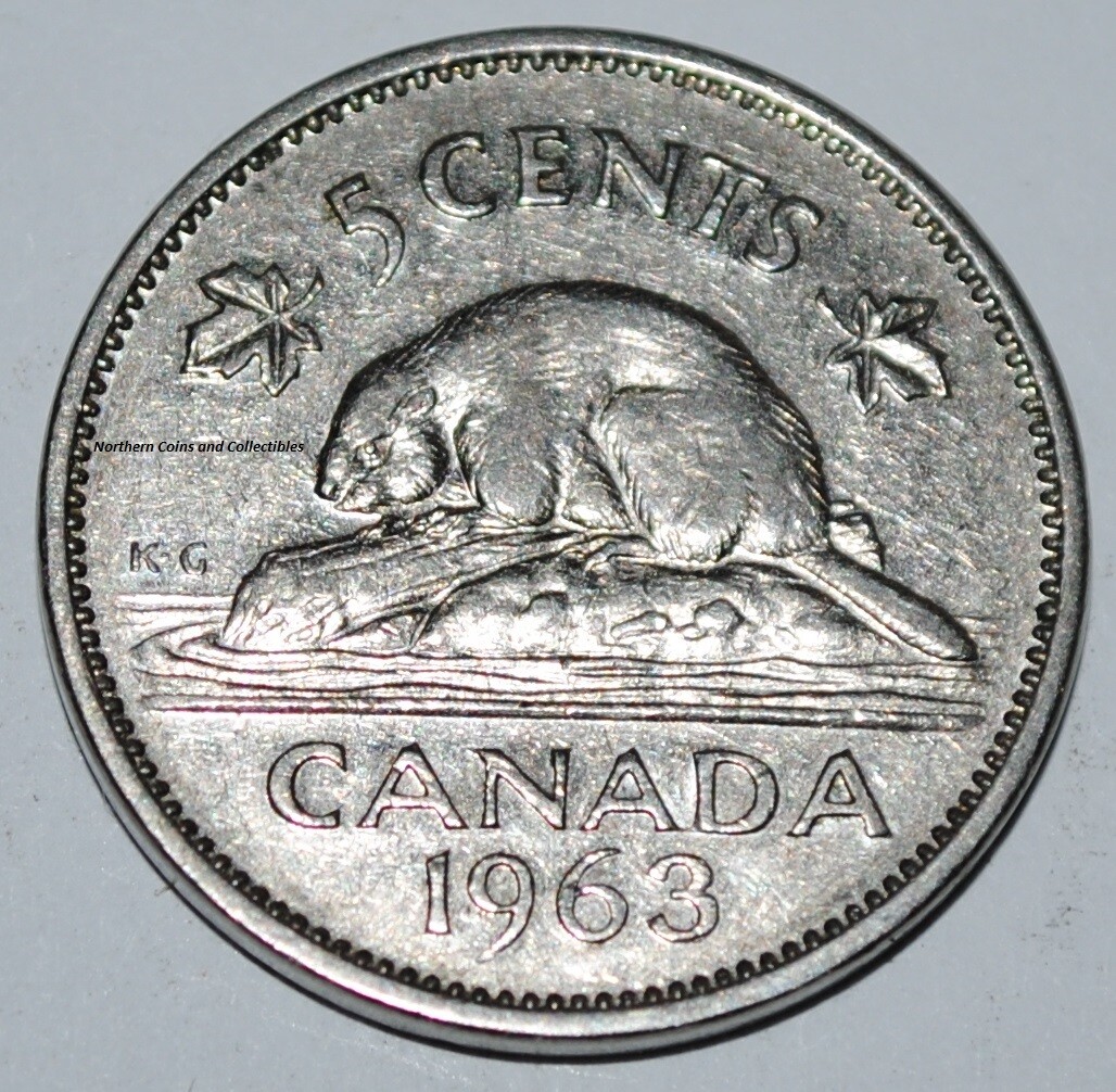 Canada 1963 5 Cents Elizabeth II Canadian Nickel Five Cent | eBay