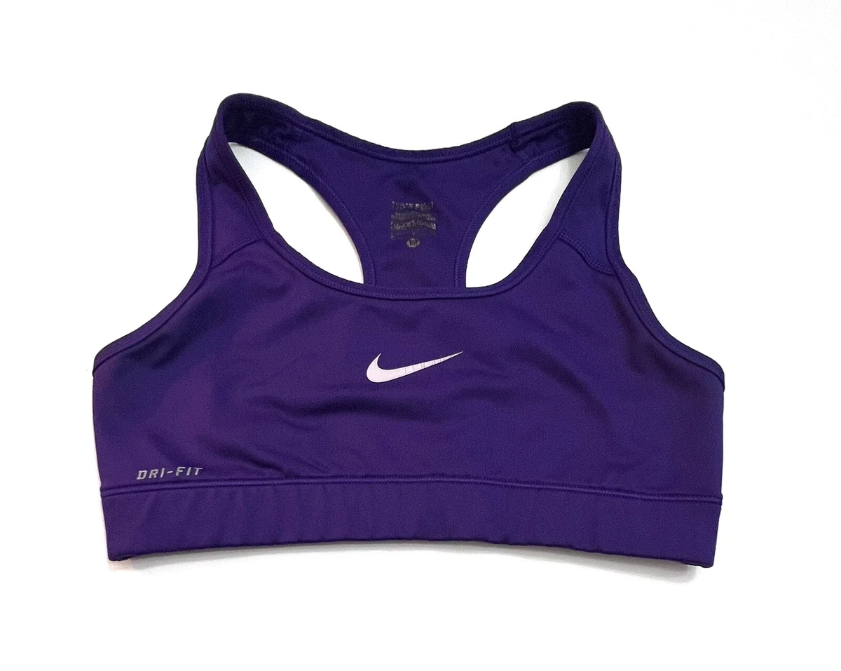 Nike Women's Dri-Fit Swoosh Women's Plus Sports Bra Purple 