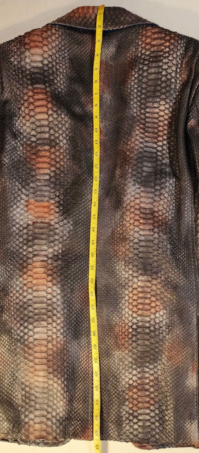 ANGELO GALASSO PYTHON & LAMBSKIN DINNER JACKET SI… - image 22