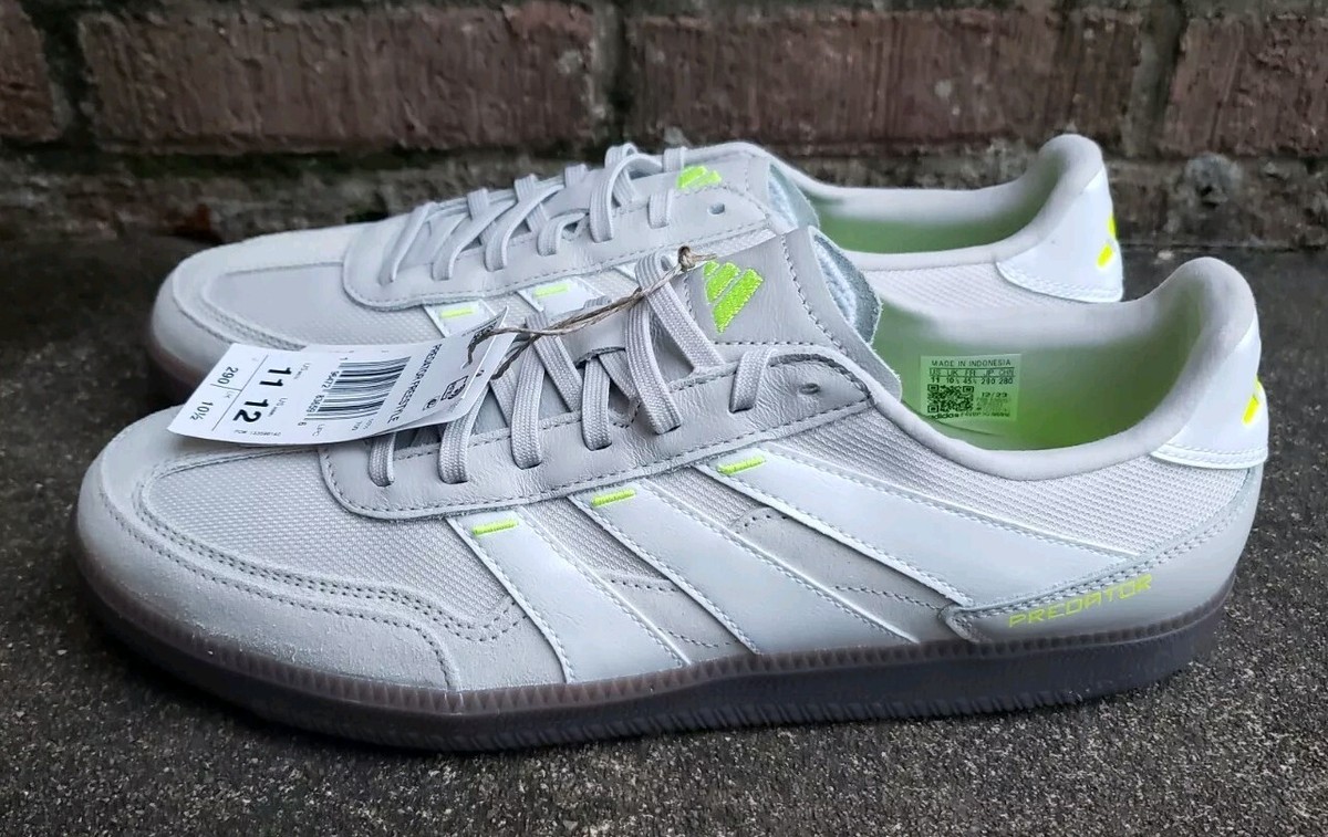 Adidas Predator Freestyle Gray White Gum Sole Soccer IF8351 Size 9 Men Adidas Predator Freestyle Indoor Men main image 3