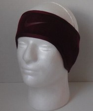Nike Knit Fleece Warm Classic Headband Adult Unisex Dark Beetroot/Black