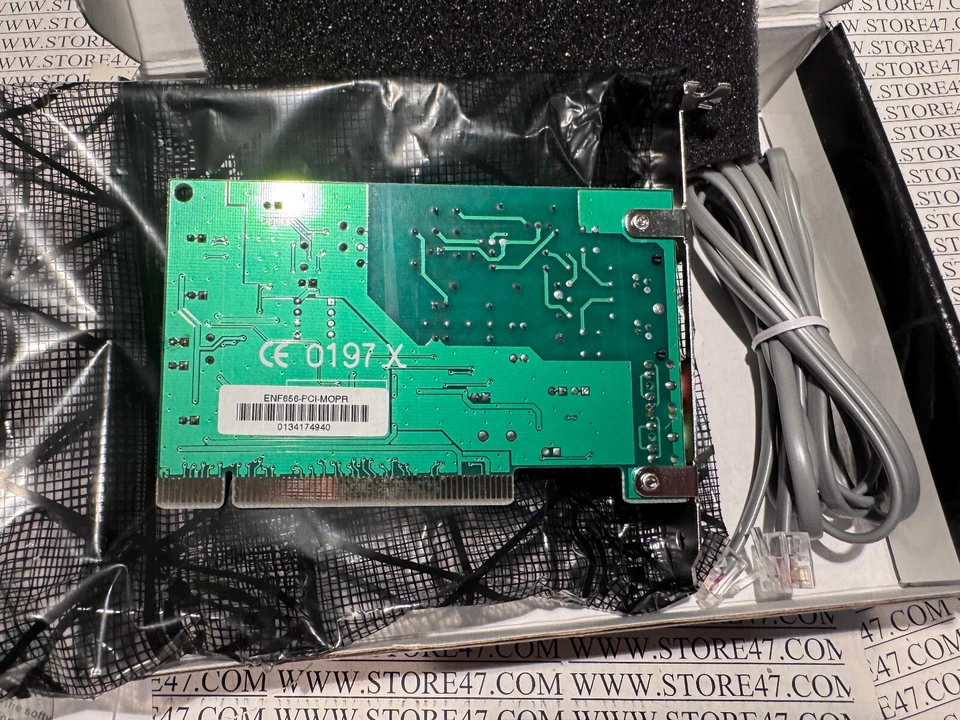 NOS RETRO 56k v.90 K56 Flex PCI MÓDEM VOZ DATOS FAX ENF656-PCI-MOPR Foto 4 de 4