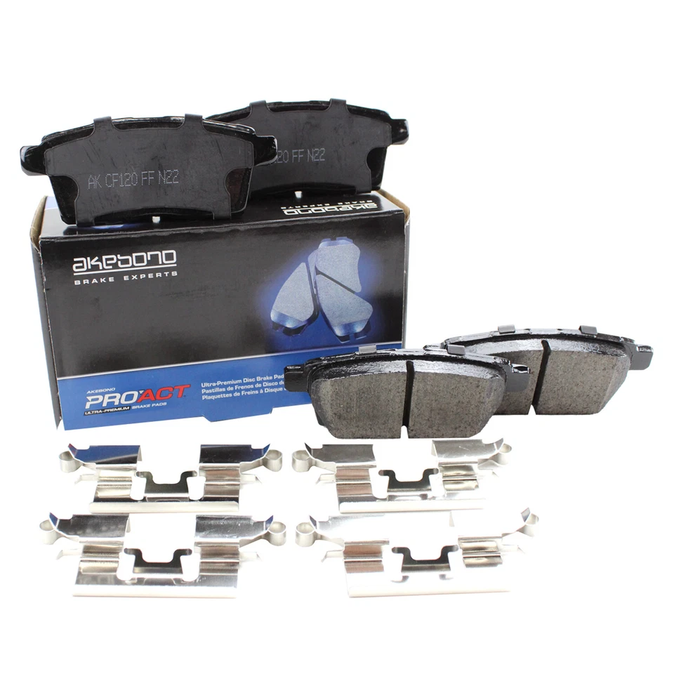 适用于福特 Edge 马自达 CX-7 CX-9 林肯 MKX 后 ProAct 盘式制动垫 Akebono — 第 3/4 张图片