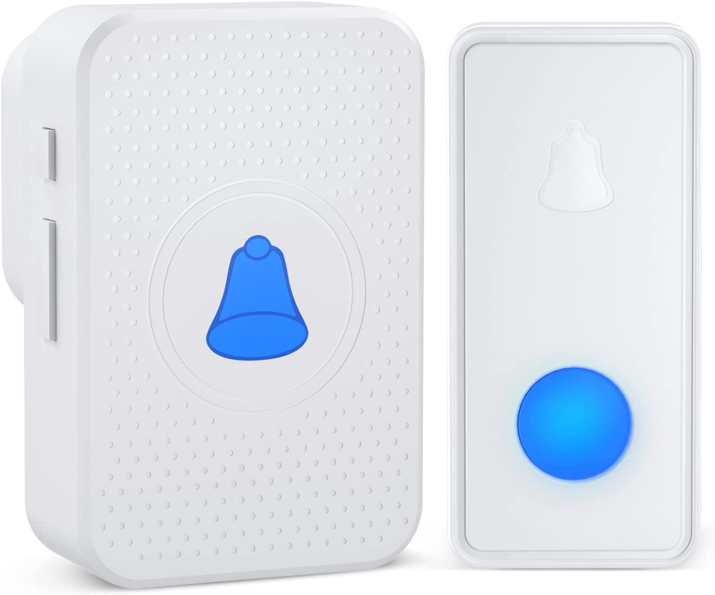 Wireless Doorbell Kit with 1000ft Range IP55 Waterproof Chimes-image