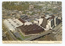Omni International World Congress Center Atlanta Georgia Air View Postcard