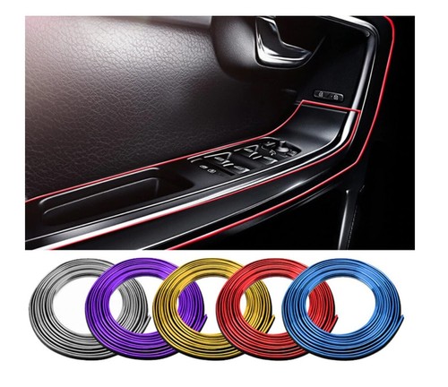 Striscia Finitura Cromata Per Auto 5M,striscia Rivestimento Per Auto,striscia Lucida Galvanica - Foto 6