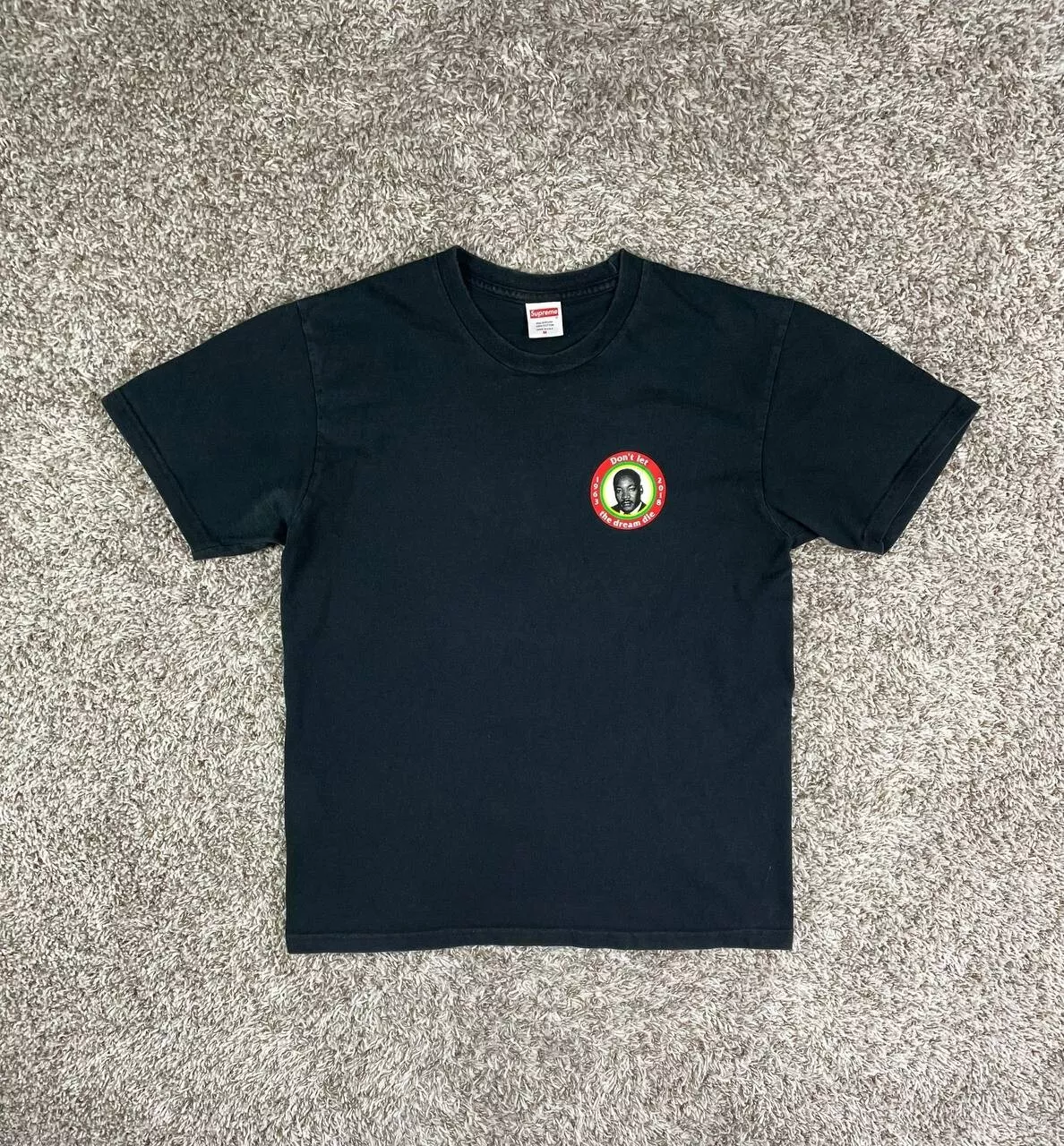 T shirt noir Supreme MLK Dream taille M
