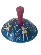 Spinning Noise Maker Tin Lithograph Kirchhof Mid Century New Years Eve Party
