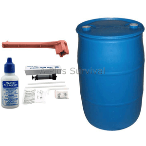 30 GAL (approx. 113.56 L) Tambor de almacenamiento de agua y Accesorios Kit de supervivencia ante desastres de emergencia 30 GAL (approx. 113.56 L) Tambor de almacenamiento de agua y Accesorios Kit de supervivencia ante desastres de emergencia