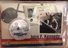 1- 2017 JOHN F KENNEDY 1 OZ. .999 FROSTED SILVER COMMEMORATIVE COIN