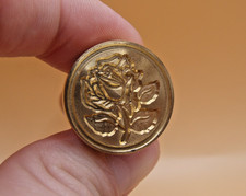 Modern Brass Wood Flower Bloom Sealing Wax Stamp Seal