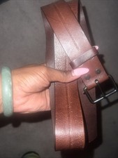 Vintage GAP Leather Brown Belt Sz 34