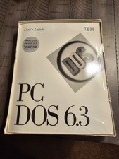 PC DOS 6.3 IBM Sealed User's Guide Vintage