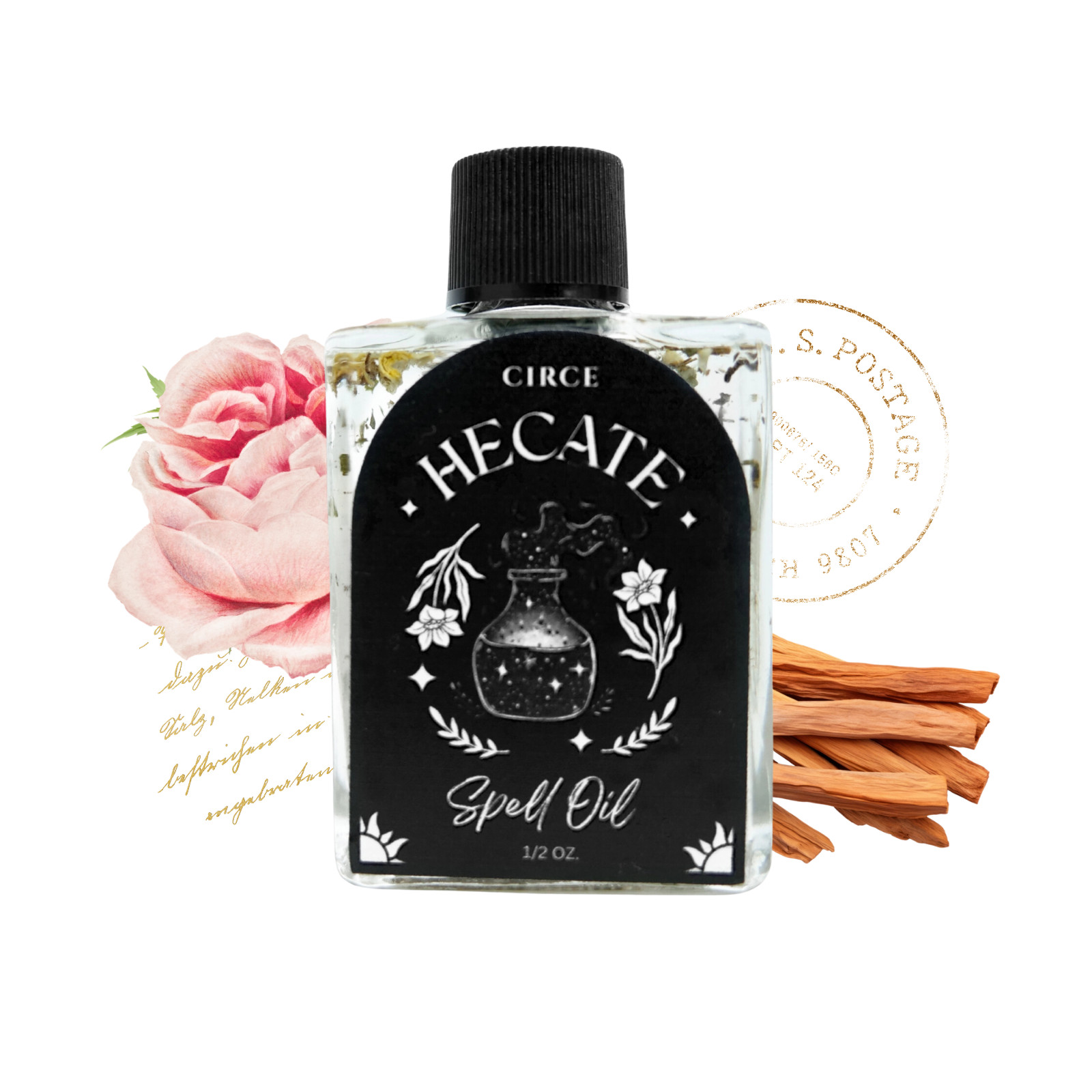 | 1/2 Oz Anointing Oil For Wisdom, Protection & Magic