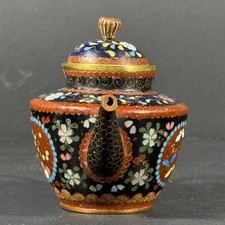 景泰藍 壺 台座付き 景泰蓝古董日本茶壶| eBay