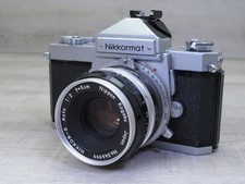 Nikon Nikkormat FT SLR Film Camera with 5cm f2 Lens