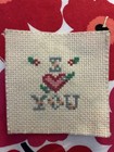 I Love You Cross Stitch  — photo 1
