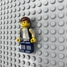 LEGO Star Wars Han Solo Minifigure 4501 Vintage Dark Blue Legs Great Condition